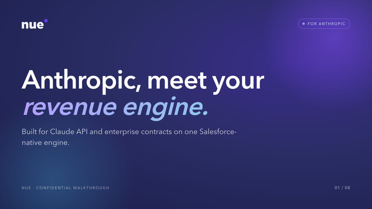Sales deck